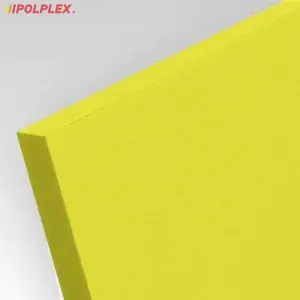 Płyta PCW spienione standard kolor jasny żółty 3 mm