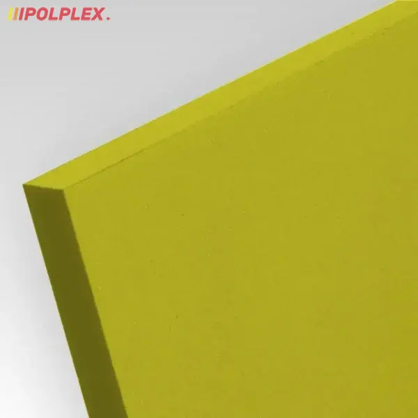 Płyta PCW spienione standard kolor zółty 5 mm