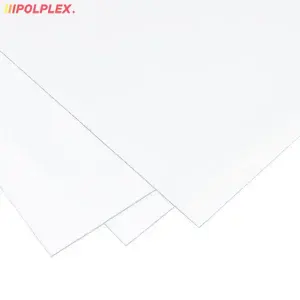 Folia twarda PCW w arkuszu biała połysk 202E