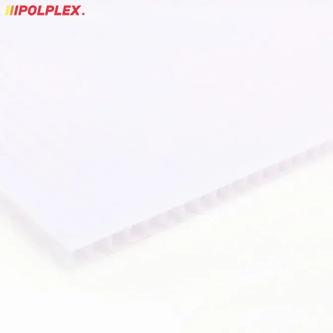 Płyta polipropylenowa PP kanalikowy biały 3 mm